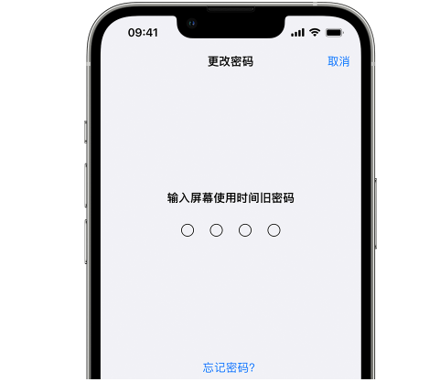 丁青iPhone屏幕维修分享iPhone屏幕使用时间密码忘记了怎么办 