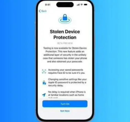 丁青苹果授权维修店分享被盗设备保护功能开启方法 