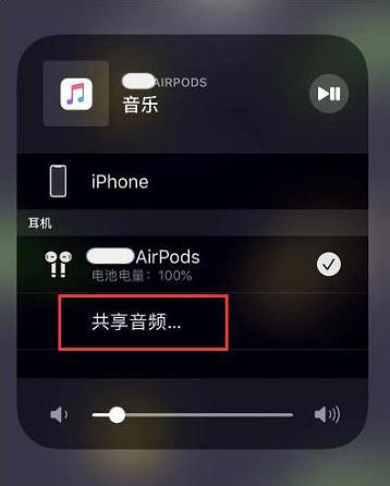 丁青苹果14音频维修点分享iPhone14音频共享设置方法 