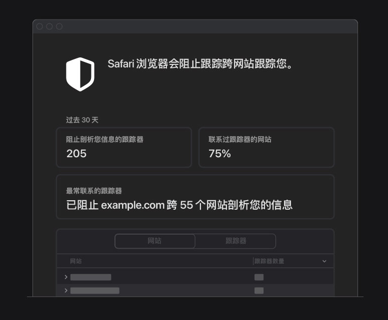 丁青苹果手机维修分享如何在 Safari 浏览器中查看和打开隐私报告 