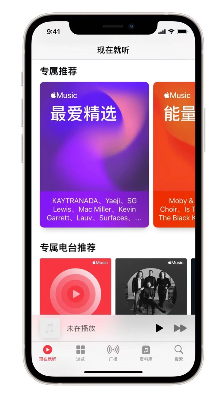 丁青苹果手机维修分享iOS 14.5 Apple Music 新功能 